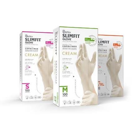 Reflex Slimfit Copolymer Beyaz Eldiven