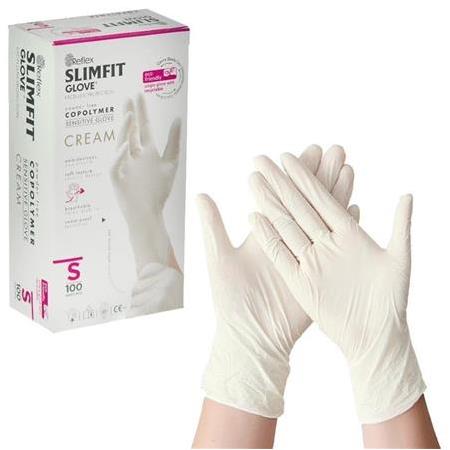 Reflex Slimfit Copolymer Beyaz Eldiven