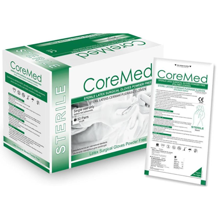 Coremed Steril Cerrahi Eldiven Pudrasız
