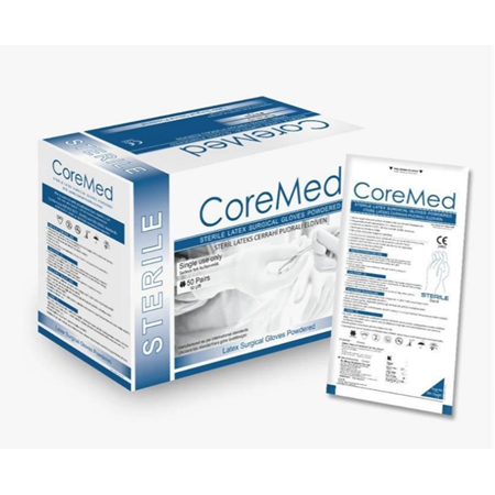 Coremed Steril Cerrahi Eldiven Pudralı